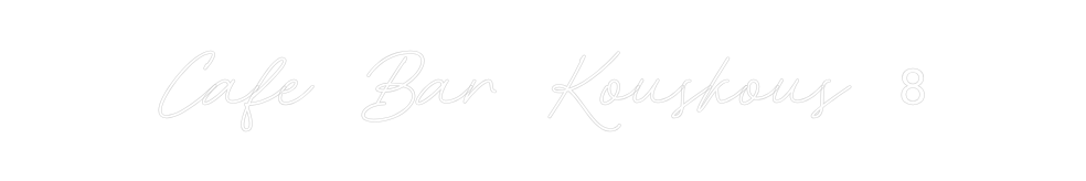 Individuelles Neon: Cafe Bar Ko...