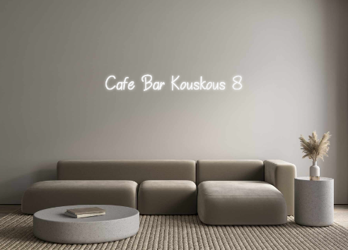 Individuelles Neon: Cafe Bar Kous...
