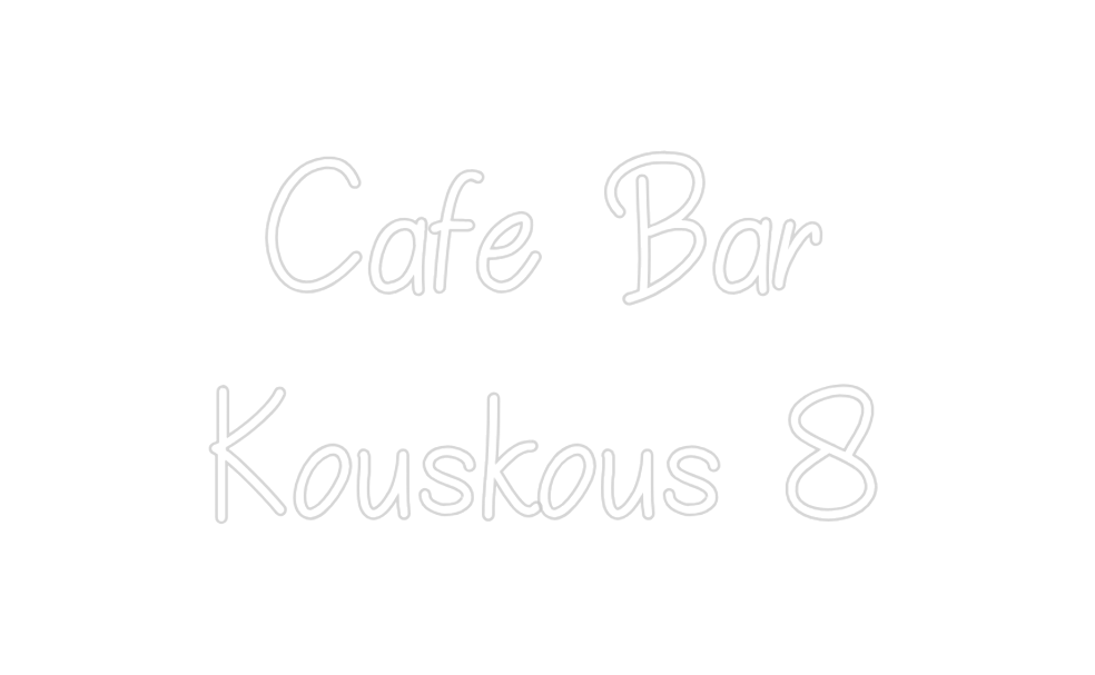 Individuelles Neon: Cafe Bar
Ko...