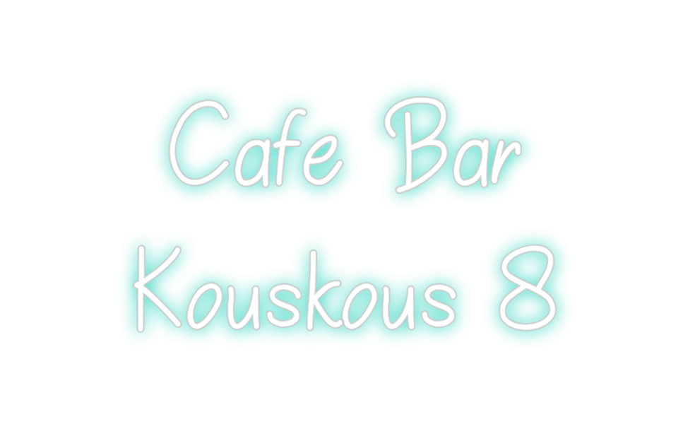 Individuelles Neon: Cafe Bar
Ko...