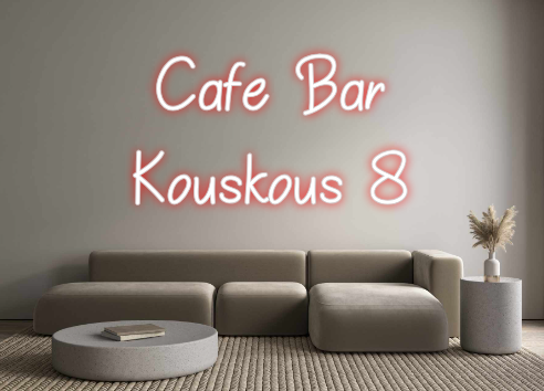 Individuelles Neon: Cafe Bar
Ko...