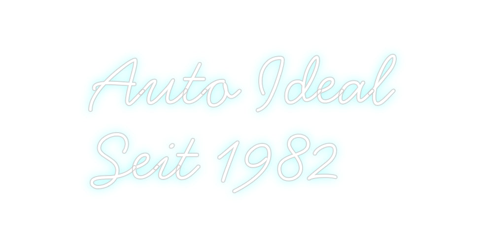 Individuelles Neon: Auto Ideal
S...