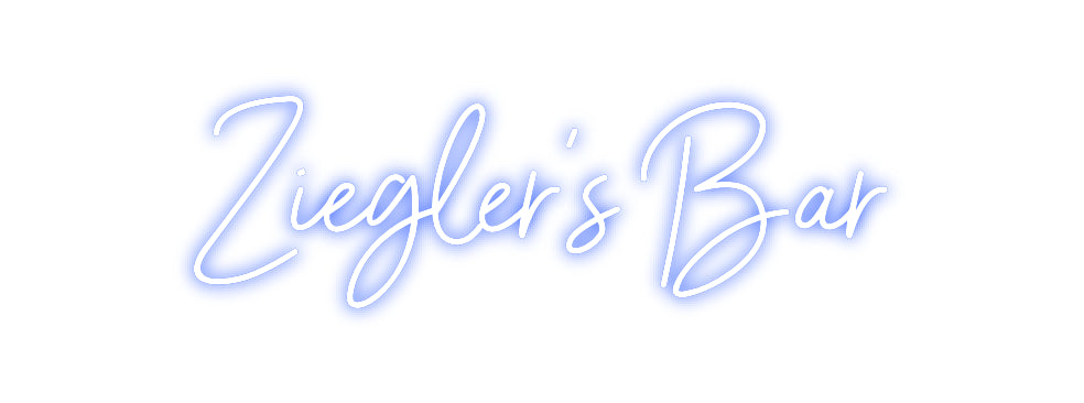Individuelles Neon: Ziegler’s Bar