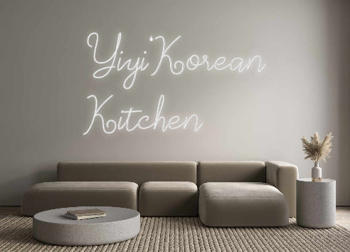 Individuelles Neon: Yiyi’Korean
...