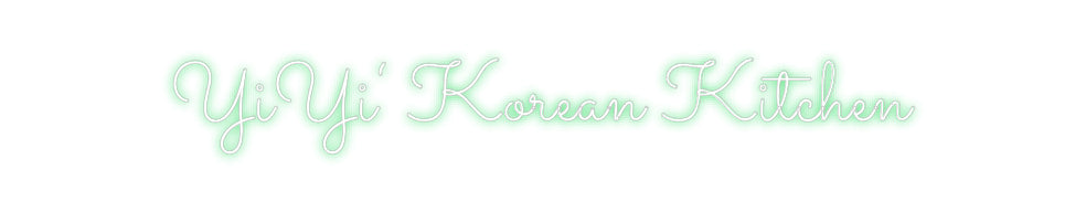 Individuelles Neon: YiYi‘ Korean ...