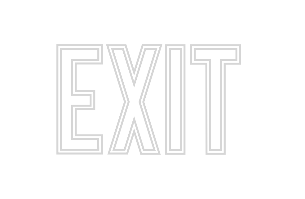 Individuelles Neon: EXIT