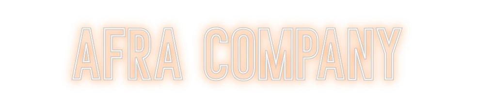 Individuelles Neon: Afra Company