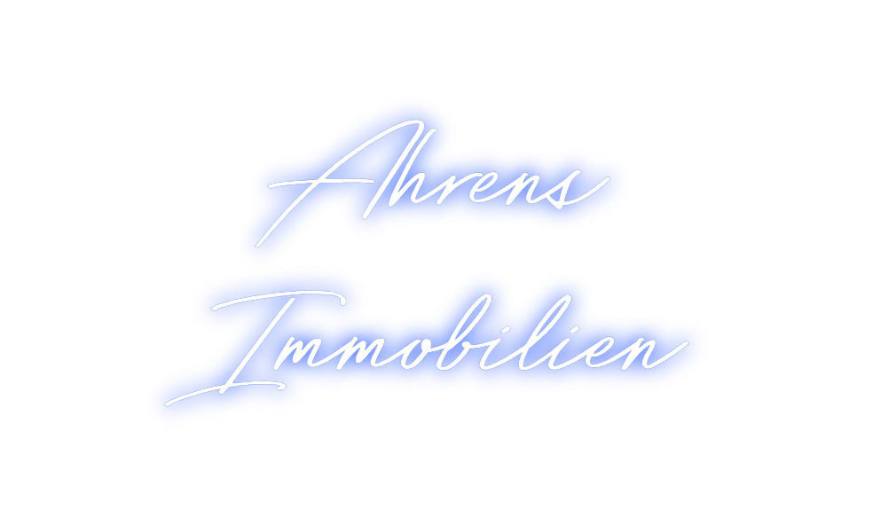 Individuelles Neon: Ahrens
Immob...
