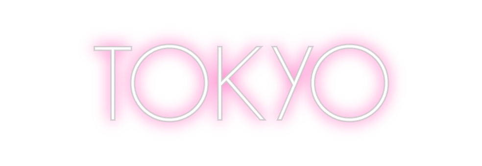 Individuelles Neon: TOKYO