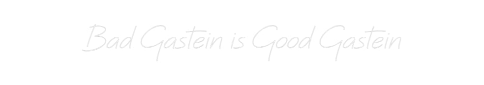 Individuelles Neon: Bad Gastein i...