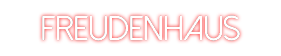Individuelles Neon: Freudenhaus