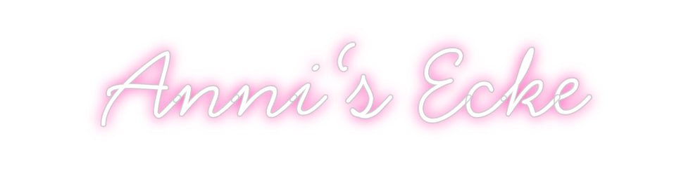 Individuelles Neon: Anni‘s Ecke