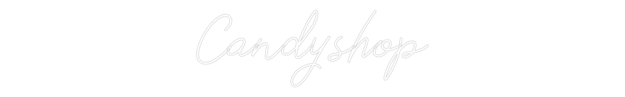Individuelles Neon: Candyshop