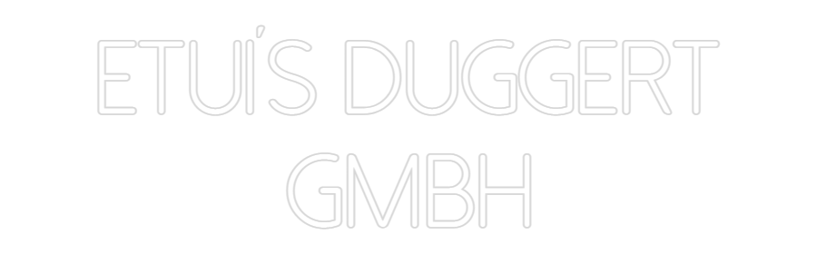 Individuelles Neon: Etui´s Dugger...