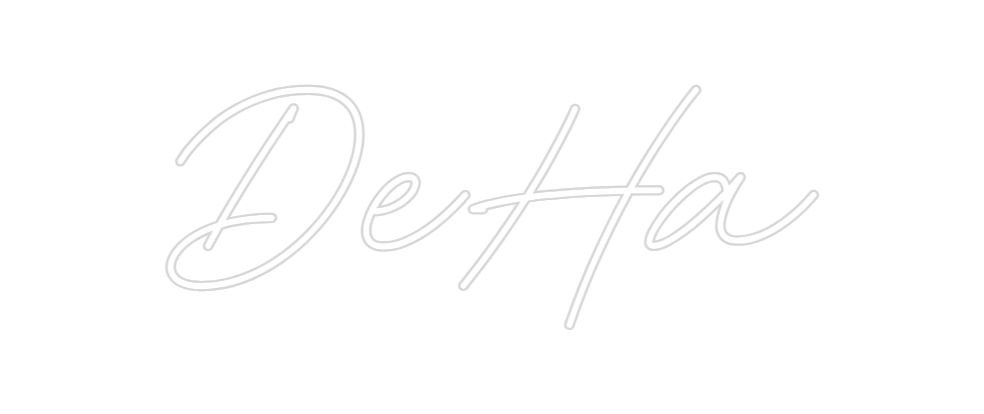 Individuelles Neon: DeHa