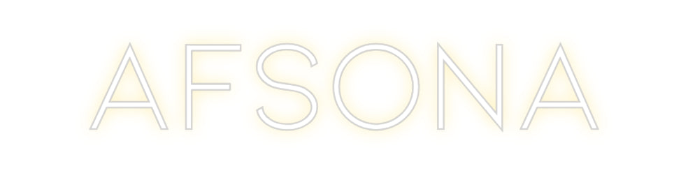 Individuelles Neon: AFSONA