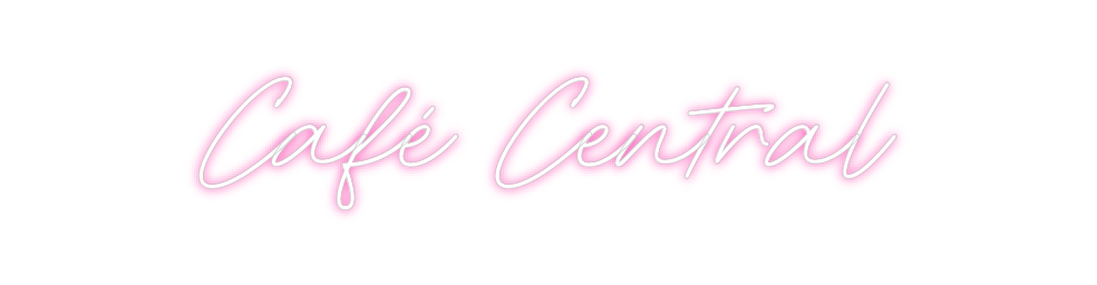 Individuelles Neon: Café Central