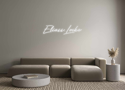 Individuelles Neon: Eliass.Locke