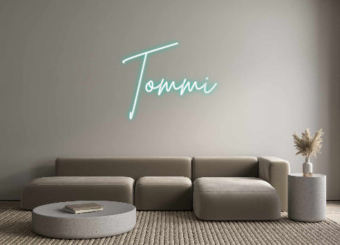 Individuelles Neon: Tommi