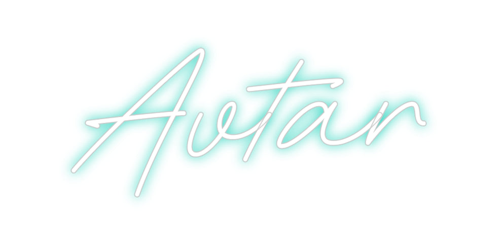 Individuelles Neon: Avtar