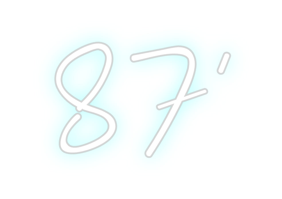 Individuelles Neon: 87'