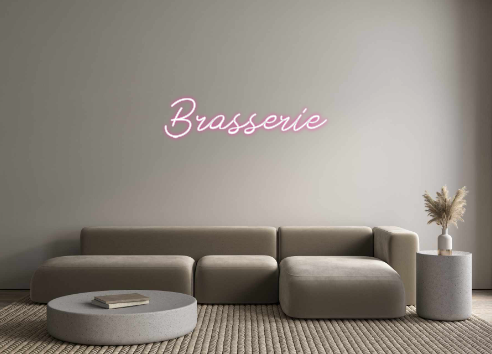 Individuelles Neon: Brasserie