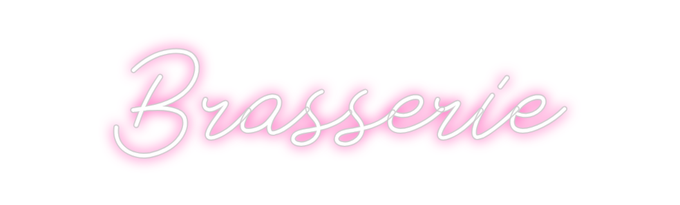 Individuelles Neon: Brasserie