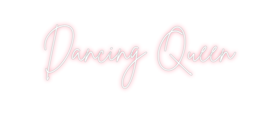 Individuelles Neon: Dancing Queen
