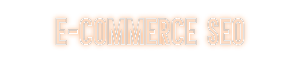 Individuelles Neon: E-Commerce SEO