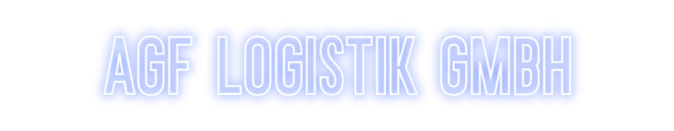 Individuelles Neon: AGF Logistik ...