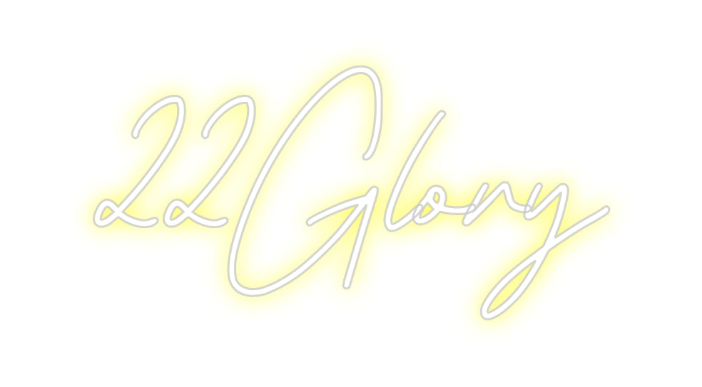 Individuelles Neon: 22Glory