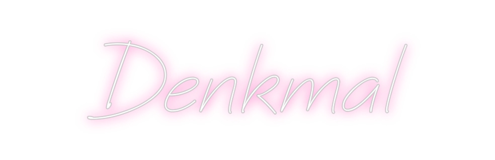 Individuelles Neon: Denkmal