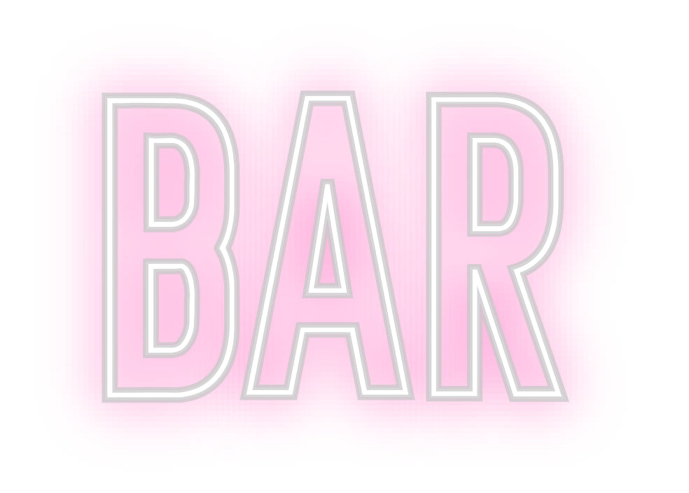 Individuelles Neon: BAR