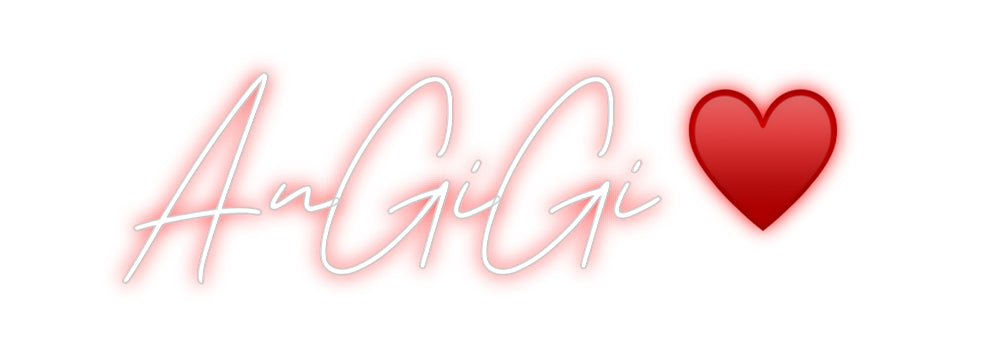 Individuelles Neon: AnGiGi ♥️