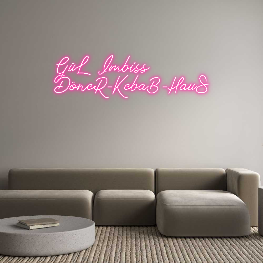 Individuelles Neon: GüL Imbiss
D...