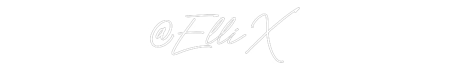Individuelles Neon: @ElliX