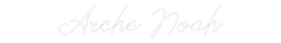 Individuelles Neon: Arche Noah