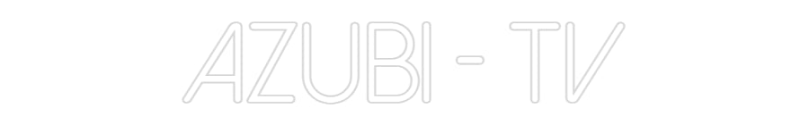 Individuelles Neon: AZUBI - TV