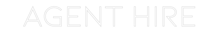 Individuelles Neon: Agent Hire