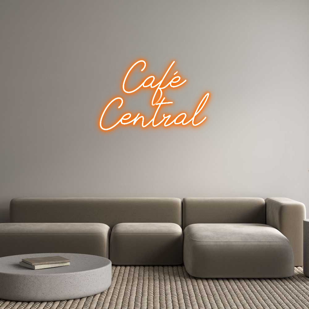 Individuelles Neon: Café
Central