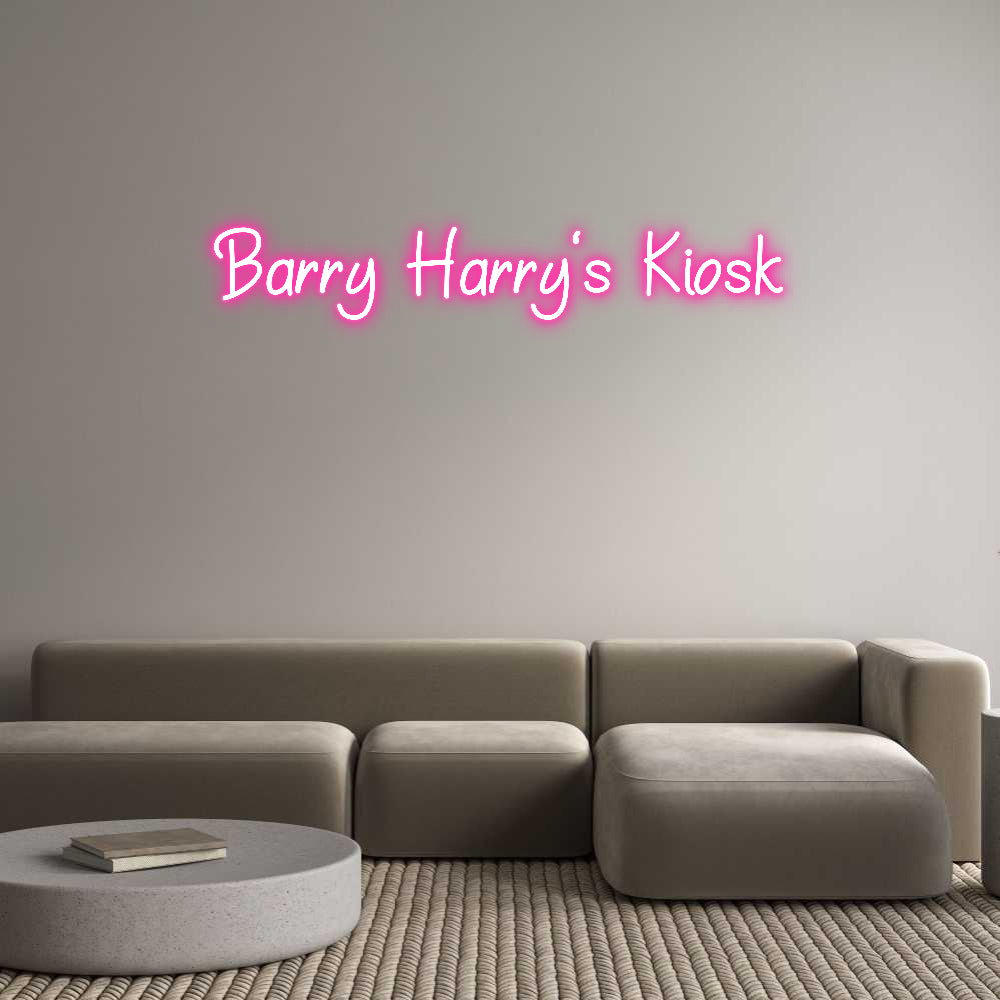 Individuelles Neon: Barry Harry‘s...