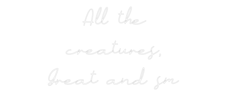 Individuelles Neon: All the
crea...