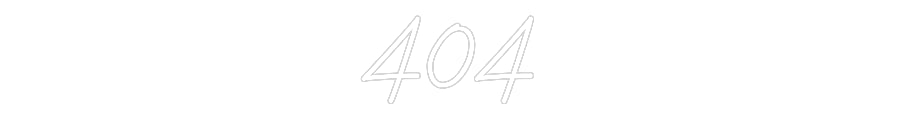 Individuelles Neon: 404