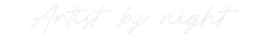 Individuelles Neon: Artist by night