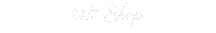 Individuelles Neon: 24/7 Shop