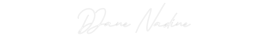 Individuelles Neon: DJane Nadine