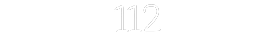 Individuelles Neon: 112