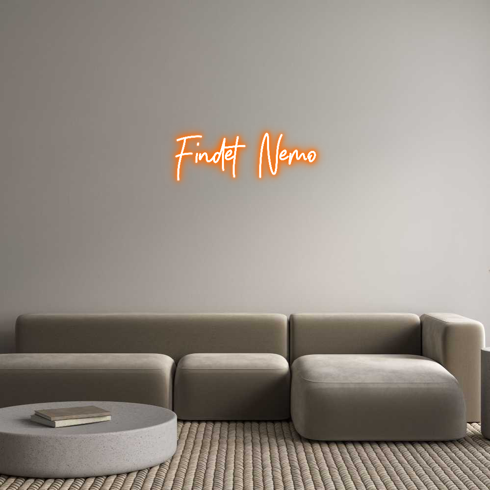 Individuelles Neon: Findet Nemo