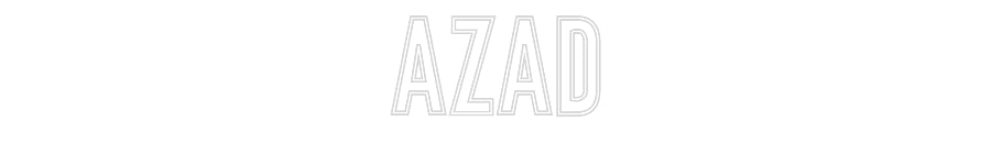 Individuelles Neon: Azad