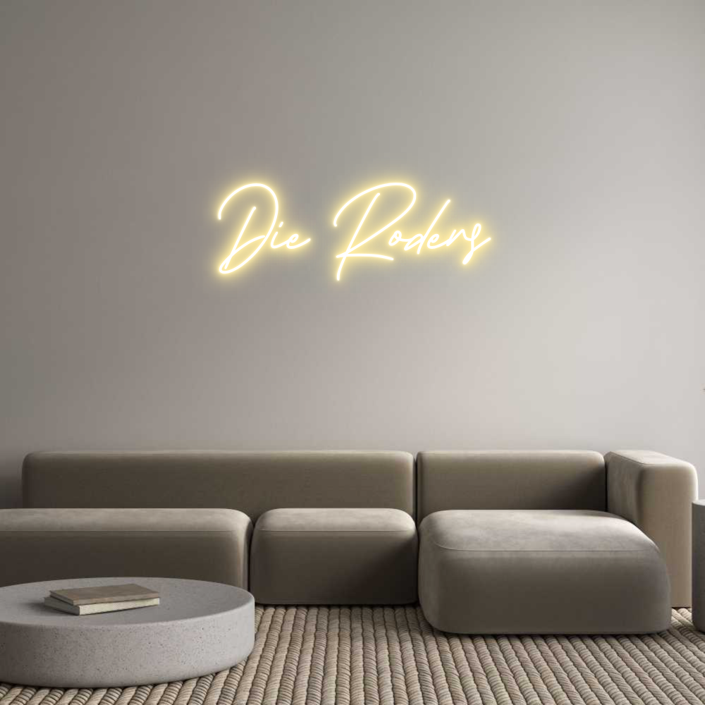 Individuelles Neon: Die Roders